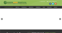 Desktop Screenshot of greenjunkremoval.com