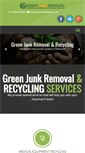 Mobile Screenshot of greenjunkremoval.com